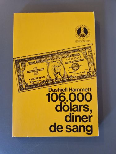 Portada del libro de 106.000 dòlars, diner de sang