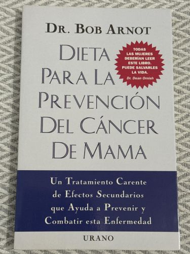 Portada del libro de Dieta para la prevención del cáncer de mama