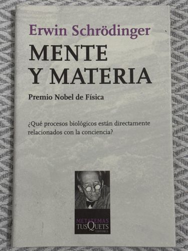 Portada del libro de Mente y materia