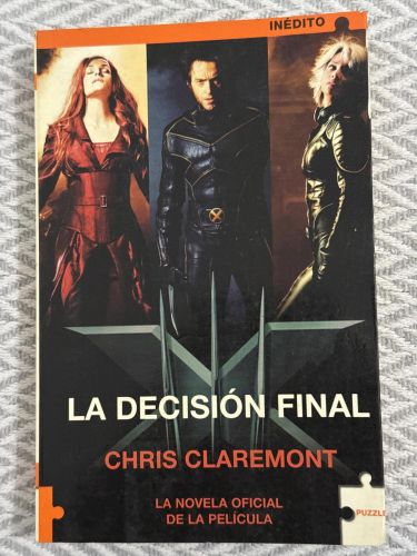 Portada del libro de X-Men: La decisión final