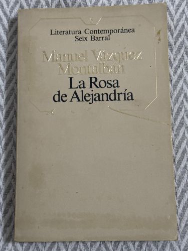 Portada del libro de La rosa de Alejandría