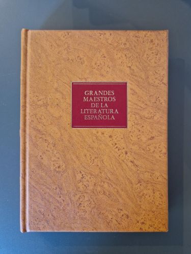 Portada del libro de Poesía espiritual española. Antología de autores. Grandes maestros de la literatura española