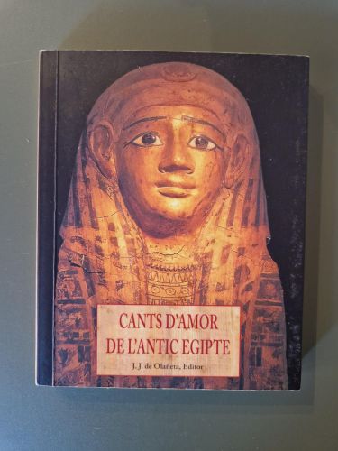 Portada del libro de Cants d'amor de l'antic Egipte