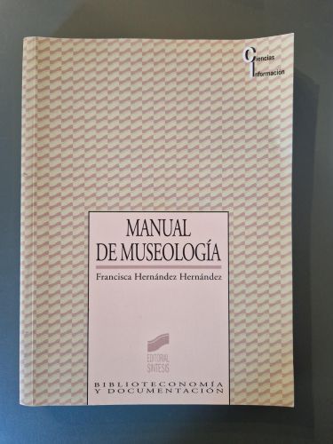 Portada del libro de Manual de museología