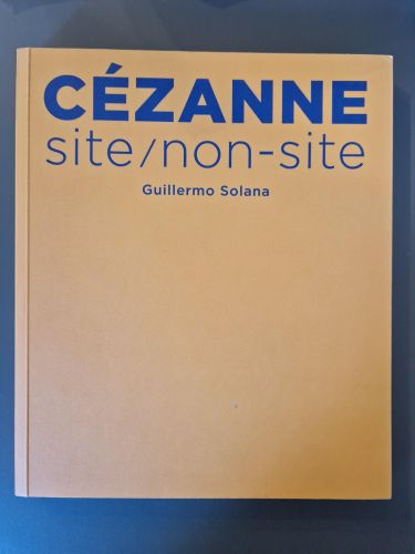 Portada del libro de Cézanne. Site/non-site