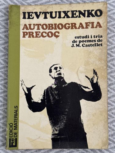 Portada del libro de Autobiografía precoç