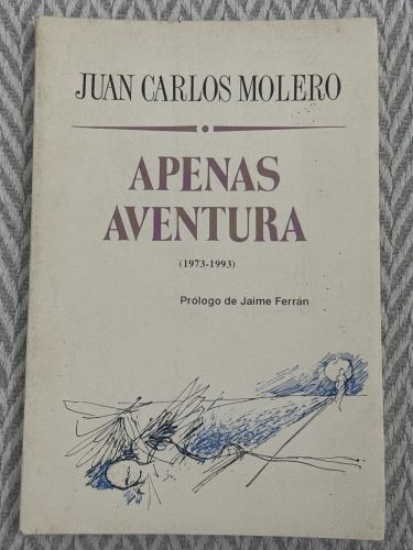 Portada del libro de Apenas aventuras (1973-1993)