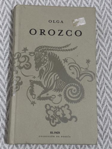 Portada del libro de Olga Orozco. Antología poética
