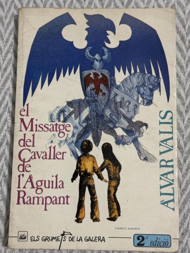 Portada del libro de El missatge del cavaller de l'àguila rampat