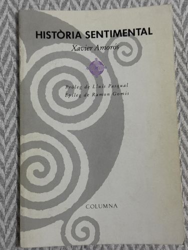 Portada del libro de Història sentimental