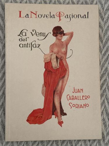 Portada del libro de La venus del antifaz