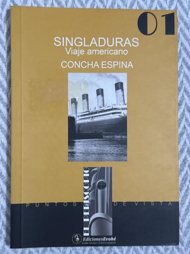Portada del libro de Singladuras. Viaje americano