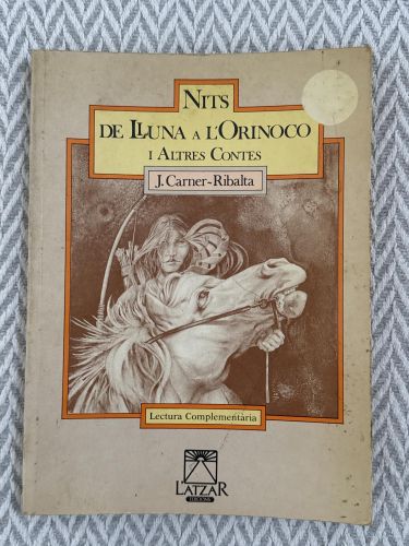 Portada del libro de Nits de lluna a l'Orinoco i altres contes