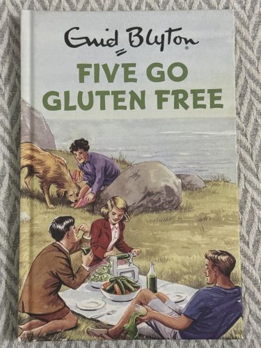 Portada del libro de Five go gluten free
