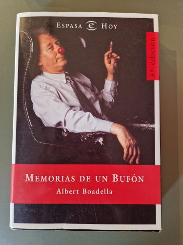 Portada del libro de Memorias de un bufón