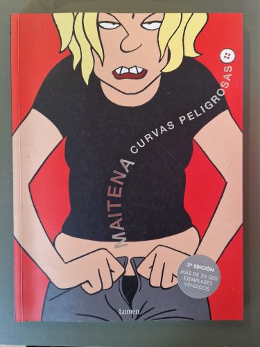 Portada del libro de Curvas peligrosas