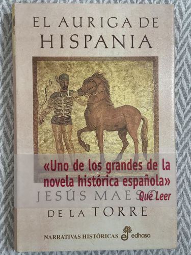 Portada del libro de El auriga de Hispania