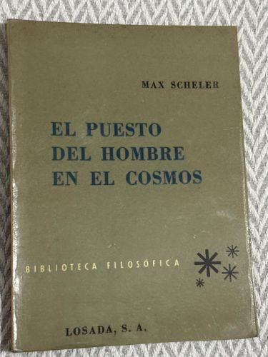 Portada del libro de El puesto del hombre en el cosmos