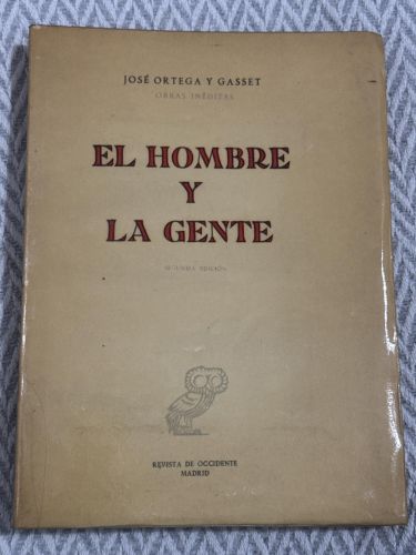 Portada del libro de El hombre y la gente