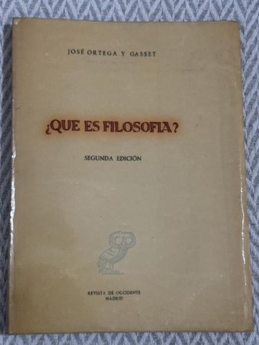 Portada del libro de ¿Qué es filosofía?