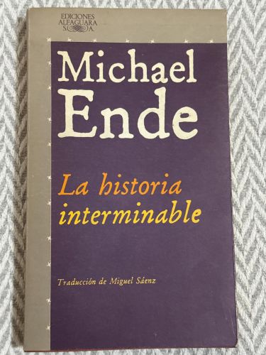 Portada del libro de La historia interminable