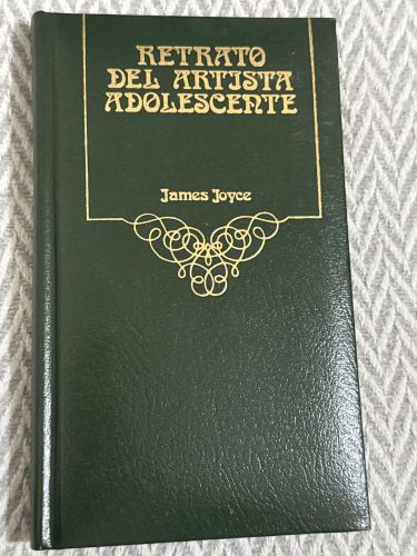 Portada del libro de El retrato del artista adolescente