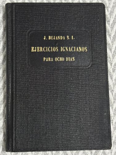 Portada del libro de Ejercicios ignacianos para ocho días