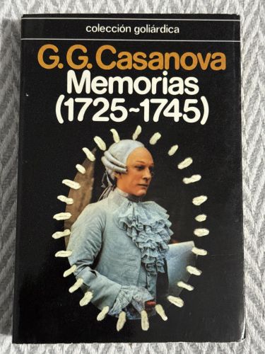 Portada del libro de Memorias (1725-1745)