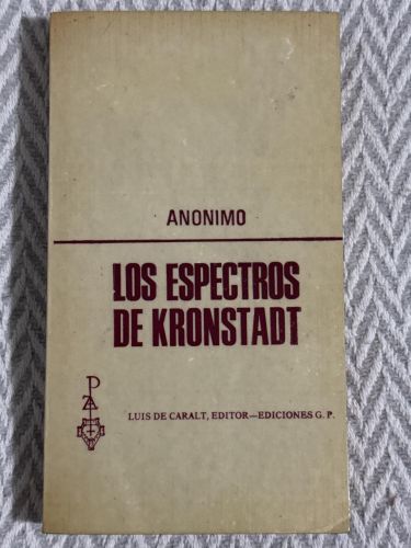 Portada del libro de Los espectros de Kronstadt