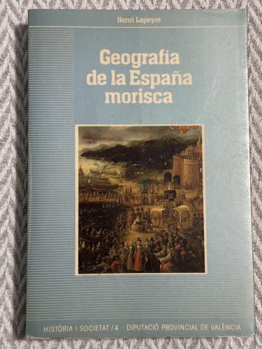 Portada del libro de Geografía de la España morisca