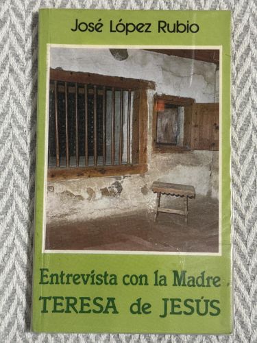 Portada del libro de Entrevista con la Madre Teresa de Jesús