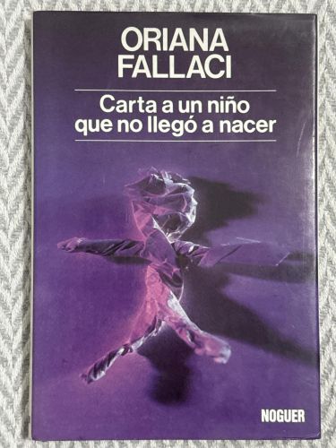 Portada del libro de Carta a un niño que nunca nació