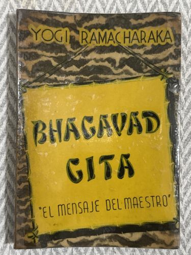 Portada del libro de Bhagavad Gita. El mensaje del maestro