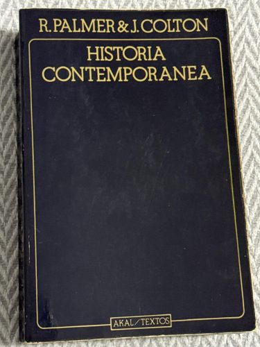 Portada del libro de Historia contemporánea