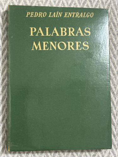 Portada del libro de Palabras menores