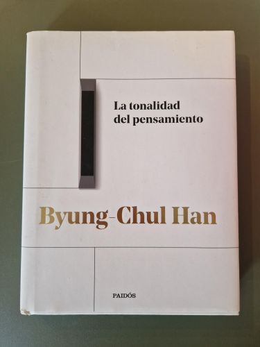 Portada del libro de La tonalidad del pensamiento