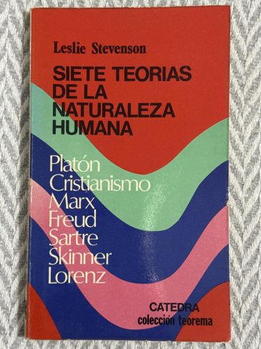 Portada del libro de Siete teorías de la naturaleza humana