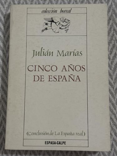 Portada del libro de Cinco años de España