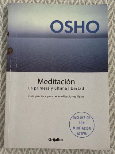 Portada del libro de Meditación. La primera y última libertad. Incluye CD
