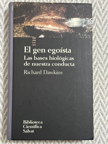Portada del libro de El gen egoísta. Las bases biológicas de nuestra conducta