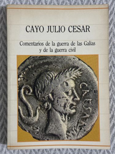Portada del libro de Comentarios de la guerra de las Galias y de la guerra civil
