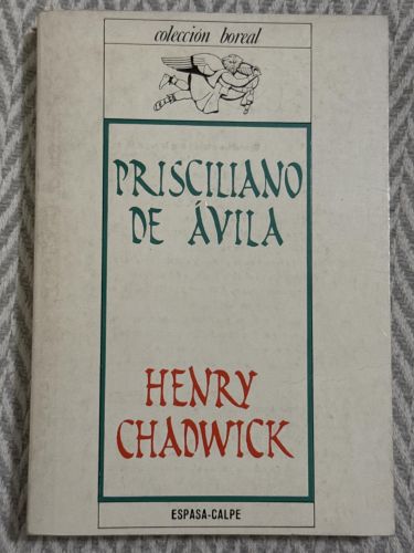 Portada del libro de Prisciliano de Ávila