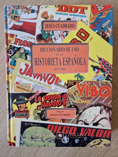 Portada del libro de Diccionario de uso de la historieta española (1873-1996)