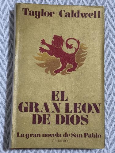 Portada del libro de El gran león de Dios