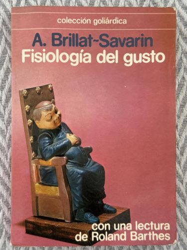 Portada del libro de Fisiología del gusto