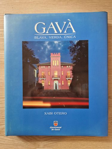 Portada del libro de Gavà: Blava, verda, única