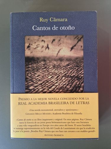 Portada del libro de Cantos de otoño