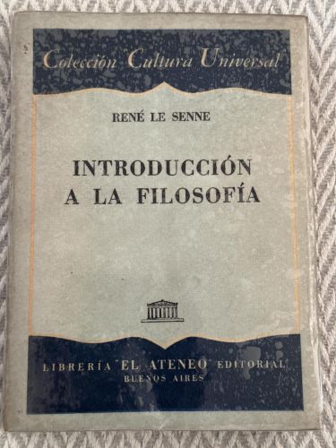 Portada del libro de Introducción a la filosofía