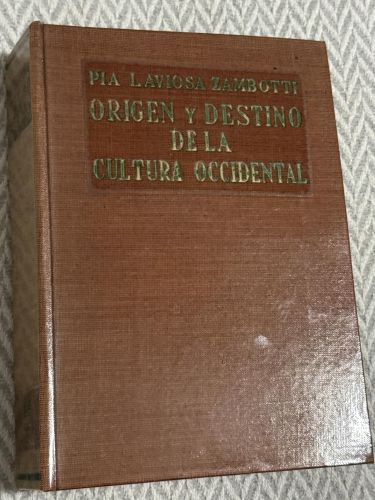 Portada del libro de Origen y destino de la cultura occidental. Historia y pensamiento II