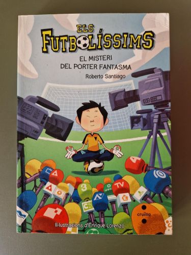 Portada del libro de Els Futbolíssims 3: El misteri del porter fantasma